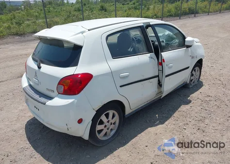 2014 Mitsubishi Mirage Es из США, поврежденный, VIN ML32A4HJ0EH003728